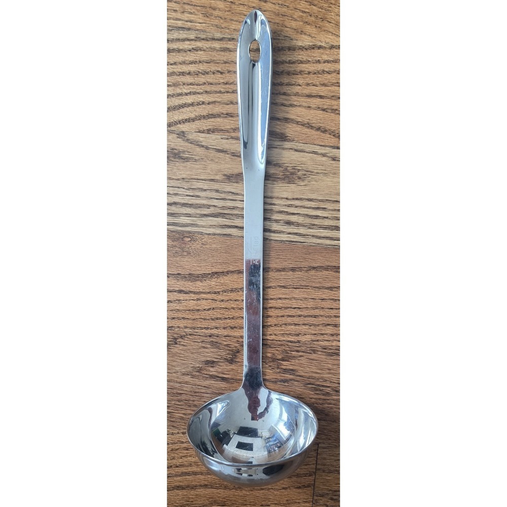 All Clad - Large Stainless Steel 6 oz Serving Ladle 14" Long
